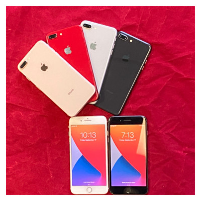 Apple iPhone 8 Plus 64GB Unlocked - Red, Gold, Silver - Verizon, AT&T, T-Mobile