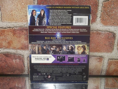 Combo DVD Blu-ray The Mortal Instruments City Of Bones - Photo 3 sur 10