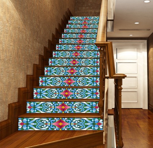 3D Graphic Texture AZ488 Stair Risers Decoration Mural Vinyl Wallpaper Kay - Bild 3 von 6