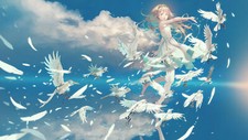 Anime water robots birds reflection Playmat Gaming Mat