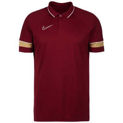 Nike Academy 21 Dry Poloshirt Kinder rot/gold CW6106-677