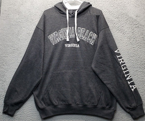 Sweatshirt College Américain Virginia Beach - Coupe Classique, Col Tissé - 241 G - 9