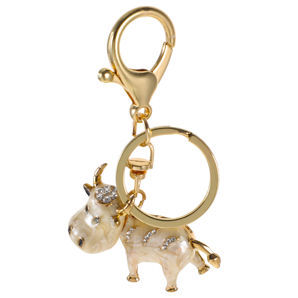 2 Stück Kuh Schlüsselanhänger Mit LED Licht & Sound - Süße Tier Figuren Für Kinder