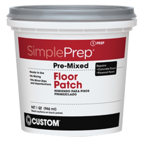 Custom Building Products Fpqt Gray Pre-Mixed Floor Patch 1 qt. (Pack of 6)
