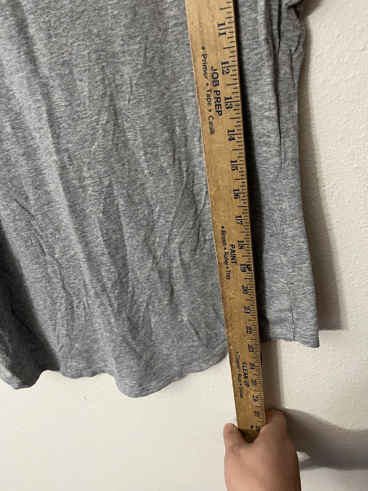 Whbm Medium  Gray Solid Sleeveless Ruched Sides B… - image 4