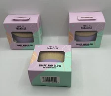 Three Packs, Isle of Paradise Shape and Glow Self Tan Blending Brush Palm Sized