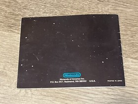 10 Yard Fight Instruction Manual Only Nintendo Nes Authentic