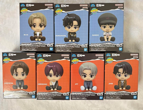 ENHYPEN Sweet Venom Pop Figure set of 7 types 6cm Banpresto 2025 - Picture 1 of 2