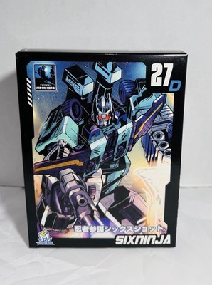 New Sixshot G1 MFT MF-27D The Headmasters Blue Action Figure 5.5'' Toys US Stock