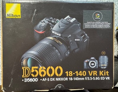 Used  excellent condition Nikon D5600 18 140mm VR lens kit & Ruggard Hunter Case
