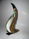 Mid-Century Murano Style Italian Heavy Art Glass Penguin Figurine Lucio Zanetti