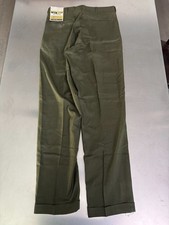 Vintage Deadstock Sears Trousers Olive Green 32x32