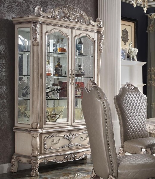 Vitrine Anrichte SchräNke Design Italienische MöBel Schrank Luxus Barock Holz-image