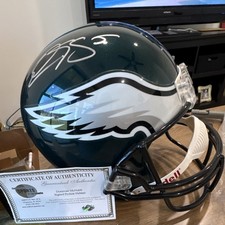 Donovan McNabb Philadelphia Eagles Autographed Helmet Authentic Sports Investme…
