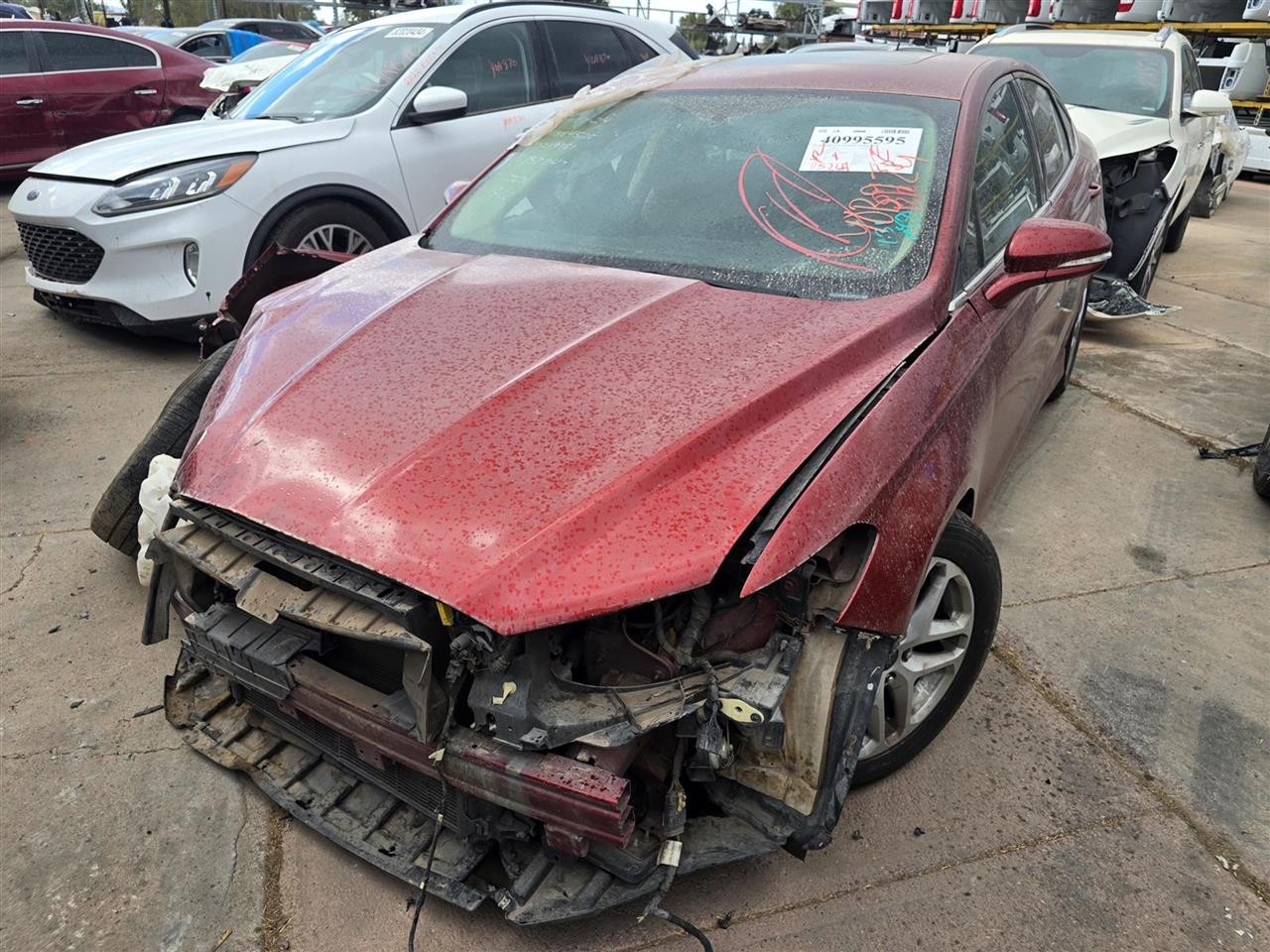 Used Left Tail Light Assembly fits: 2014 Ford Fusion lid mounted Hybrid SE L. Le