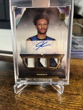 2024 Topps 3 Sports Rookie Patch(GU) Auto Gold Jaylen Clark RC Auto 4/10 Twolves
