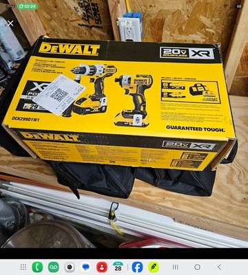 SEALED NIB DEWALT DCK299D1W1 20V Max XR Brushless Power Tool Combo Kit