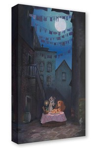 Lady and the Tramp Walt Disney Liana Hee Ltd Ed 1500 TOC Print Bella Notte