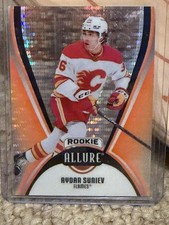 Aydar Suniev 2025-26 UD Allure Hockey Orange Slice Rookie Calgary Flames #149