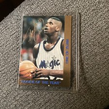 Shaquille O'Neal MAGIC 1992 SPORTS STARS ROOKIE Of The YEAR GOLD Prism Promo