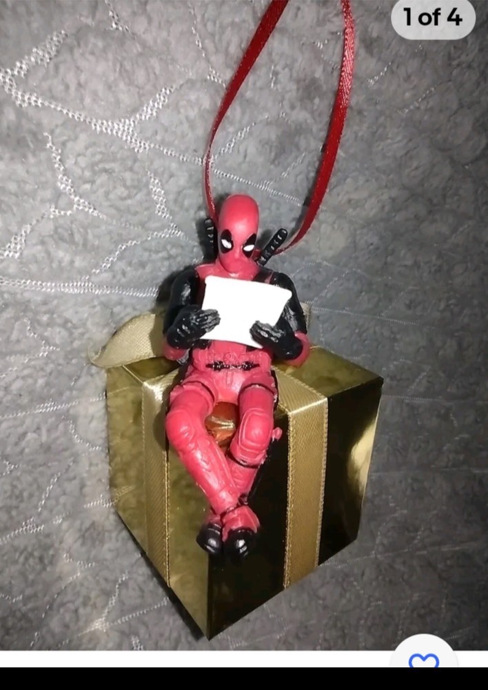Deadpool ornament -  hanging Deadpool - Deadpool Christmas ornament