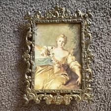 Maria Antoinette Italian Photo Picture Frame 5.5 x 9 in Antique Scroll