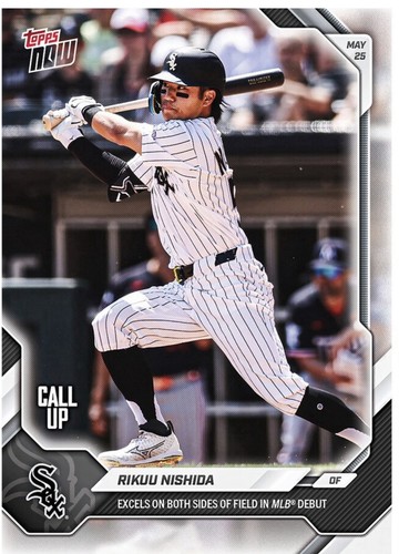 2026 Topps Now 243 Rikuu Nishida
