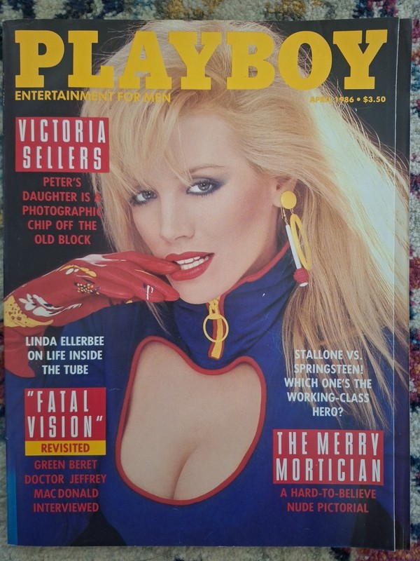 Playboy Mag. April 1986 Vtg Entertainment For Men Victoria Sellers Linda Ellerbe