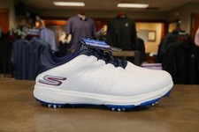 Skechers Go Golf Pro 4 Waterproof - Men's 9 - White/Blue