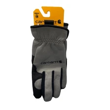 Carhartt Men's Thermal-lined High Dexterity Open Cuff Glove Large Gray - NEW