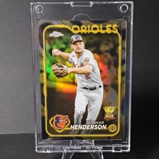 2024 Topps Gilded Collection - Gunnar Henderson Electroplate Refractor #80 4/5