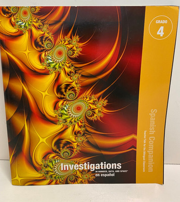 4th grade 4 ~ Investigations in Numbers,Data and Space Spanish Companion