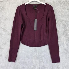 House of Harlow 1960 Sweater Womens Large Scoop Neck Long Sleeve Luxe Essentials