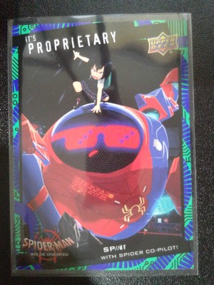 2022 Upper Deck Spider-Man Into the Spider-Verse It's Proprietary IP-4 SP