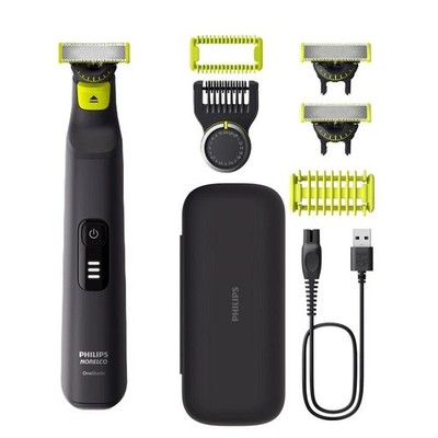 Philips Norelco OneBlade 360 Pro Face + Body Hybrid Electric Trimmer and Shaver.