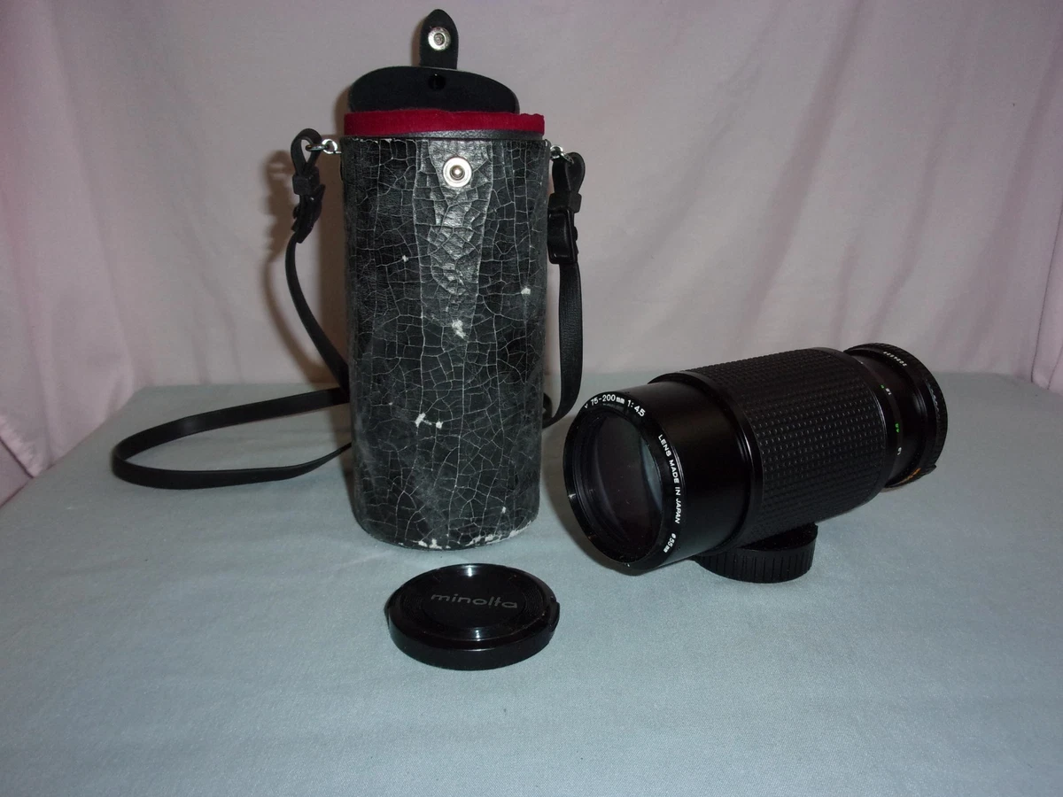 Minolta f/4.5 Camera Lenses 75-200mm Focal for sale | eBay