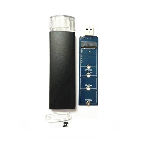 1pcs M.2 NGFF SATA SSD To USB3.0 Mobile Hard Drive Enclosure - Afbeelding 3 van 8
