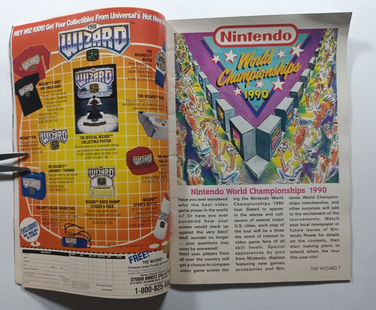 Vtg Nintendo Pocket Power The Wizard Movie 1989 Promo Mini