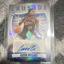 2023-24 Panini Phoenix Crusade Autograph Rookie Cason Wallace #CS-8 Thunder