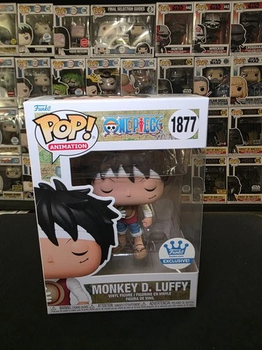 Funko Pop! One Piece Monkey D Luffy Funko Exclusive #1877 W/ Protector
