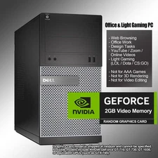 DELL Gaming PC Desktop Computer i7,Up to 32GB RAM 2T SSD NVIDIA GeForce RTX 4060