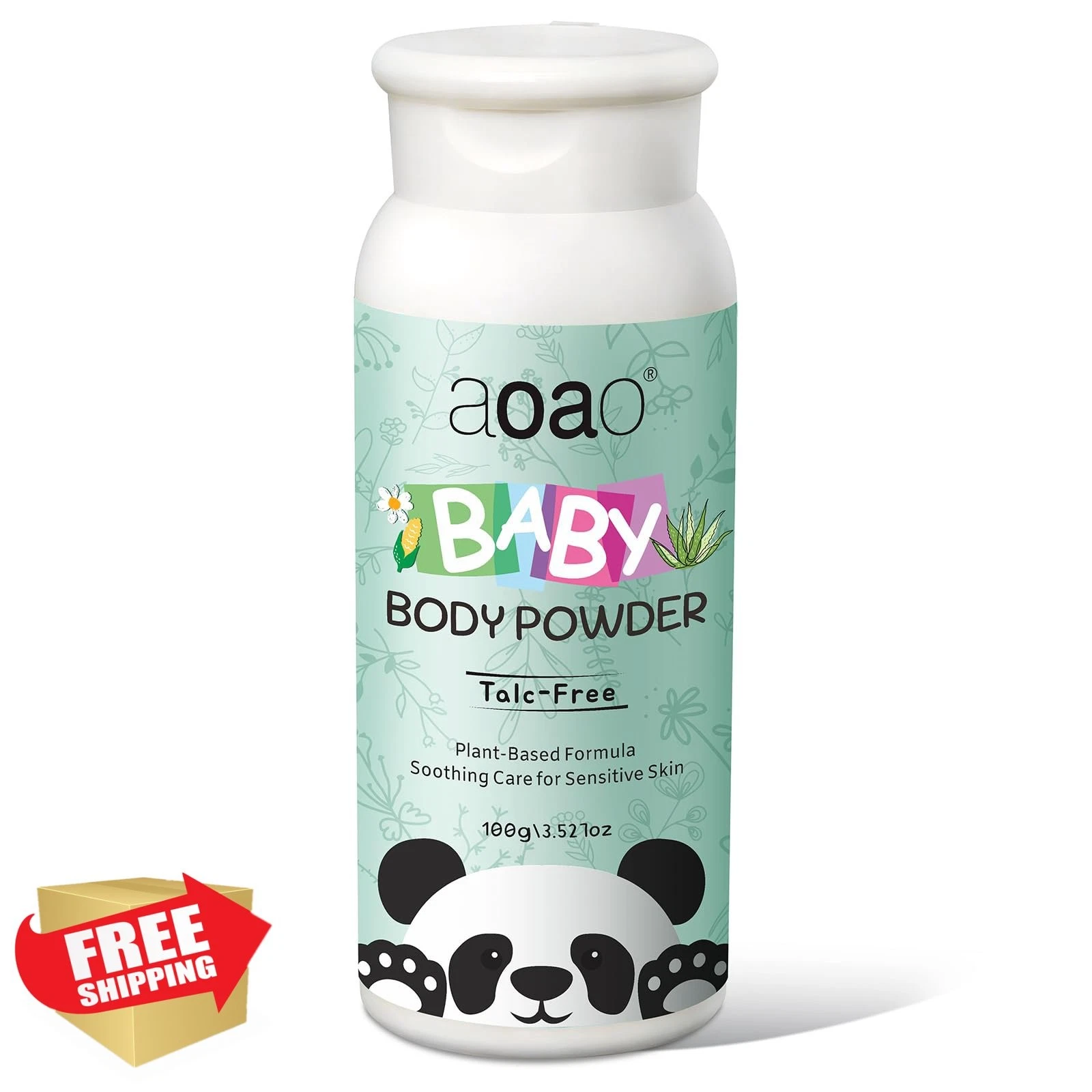 AOAO Talc-Free Cornstarch Baby Powder Clean Scent 3.53oz
Opens in a new window or tab