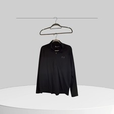 Under Armour Men's Tech 2.0 1/2 Zip Pullover Long Sleeve Black Large
