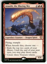 Atsushi, the Blazing Sky 236 Commander: Secrets of Strixhaven MTG NM