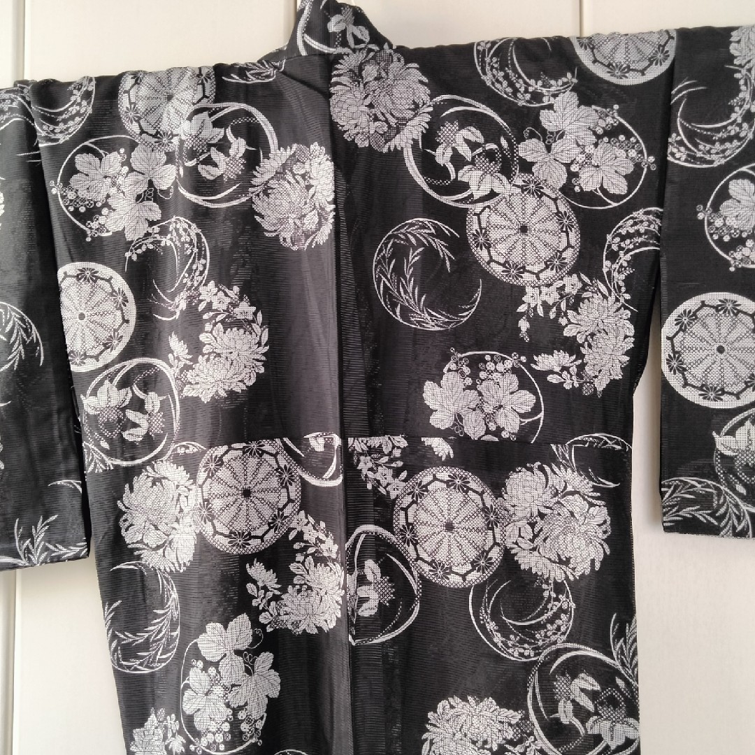 Silk Kimono Small Pattern Washable Medium Japan - image 6