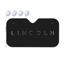 Lincoln Windshield Sunshade Visor Protector Keep Vehicle Cool Size M Black Lincoln Windshield Sunshade Visor Protector Keep Vehicle Cool Size M Black