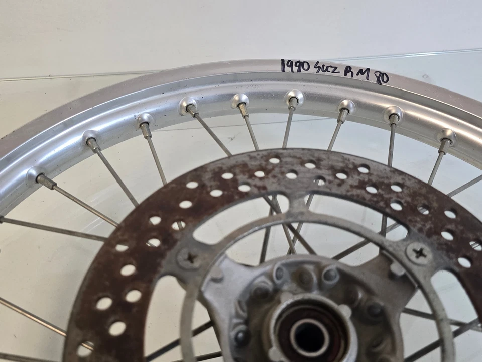 Rotor de cubo de llanta delantera Suzuki RM80 1986-2001 TAKASAGO J 17 x 1,40" Foto 3 de 4