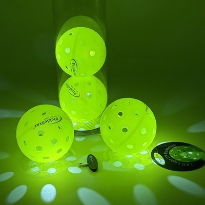 PickleStar Gen 2 Premium LED Pickleball Balls  NextGeneration Glow & Perfectl...