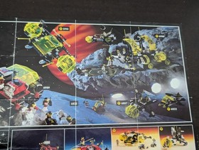 Vintage (1991) LEGO SPACE M-Tron & Blacktron II Sets Poster - RARE