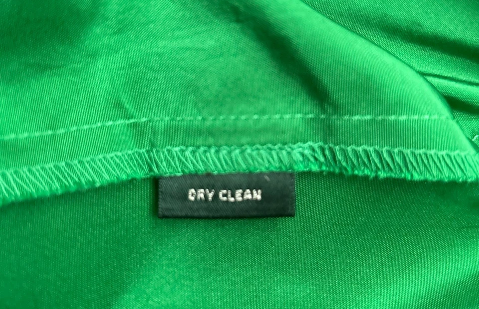 Chaleco de Colección Ralph Lauren 100% Seda Sin Mangas Abotonable Para Mujer 16 100% Verde Seda Foto 4 de 4